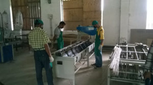 Practice on Bamboo Polishing Machine