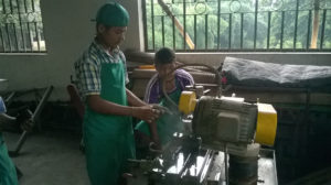 practice on Universal Grinding Machine