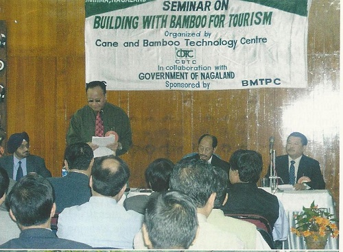 Nagaland Chief Minister for Bamboo based industries